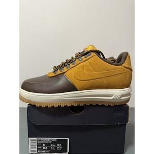 Nike Lunar Force 1 Duckboot Low Baroque Brown Size 8 AA1125-201
